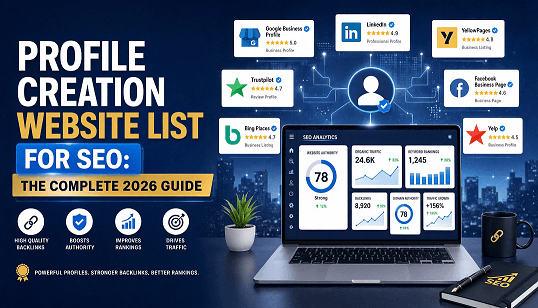 Profile Creation Website List for SEO | The Complete Guide